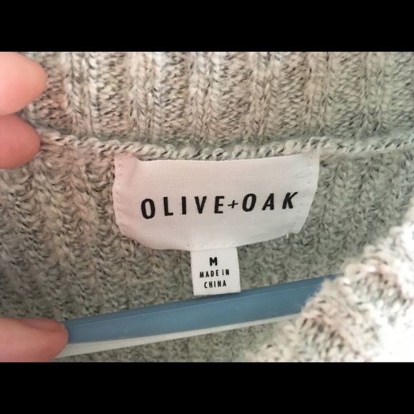 Chunky gray sweater NWOT - Picture 6 of 7